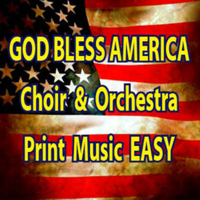 Product picture God Bless America CHoir & Orchestration EASY